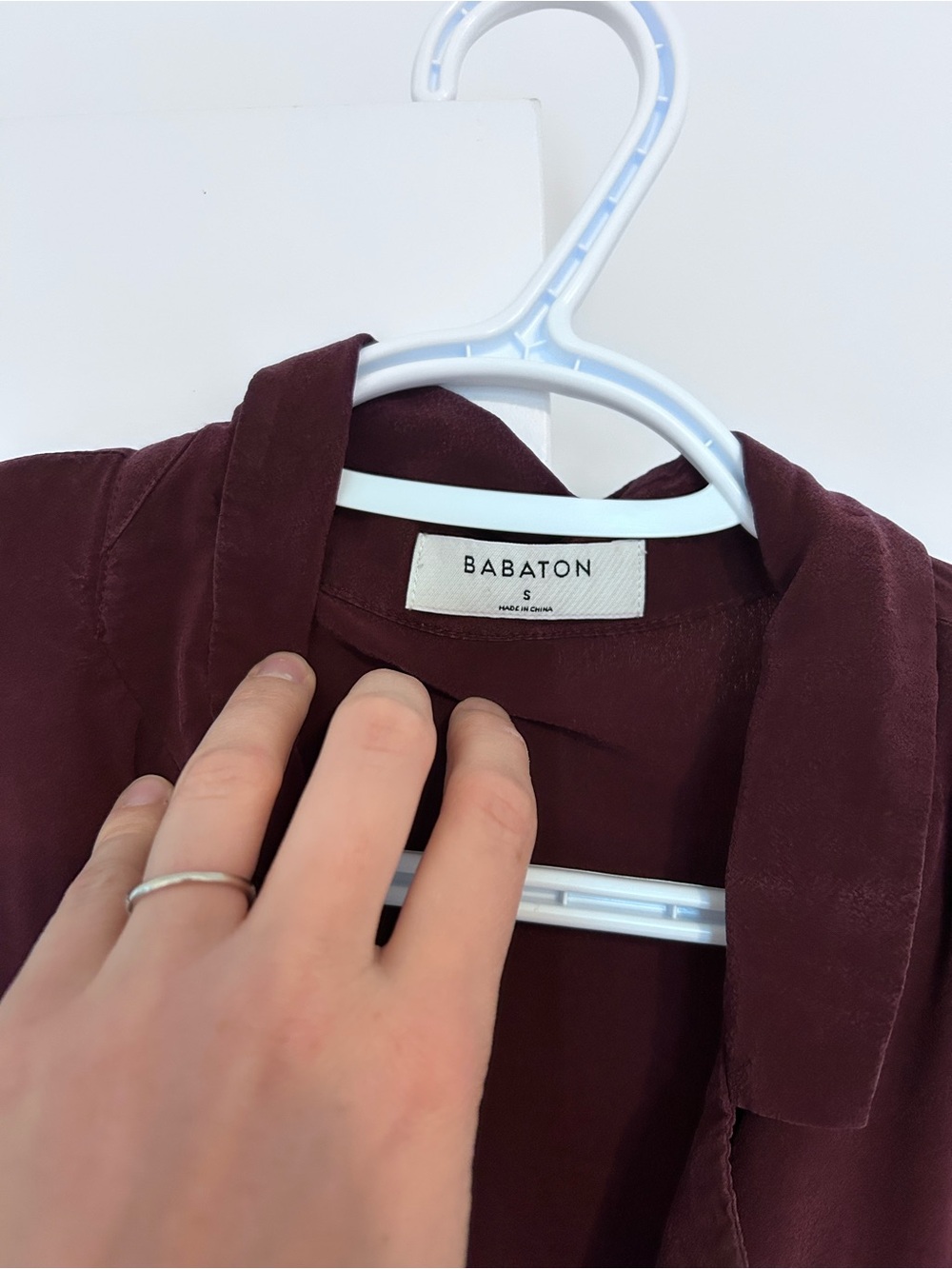 Babaton Women's Deep Burgundy Blazer